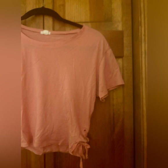 Garage Women’s Salmon Colored Grunge, Y2K/Early 2000/ Crop Top Sz SP Great Basic - Picture 4 of 9